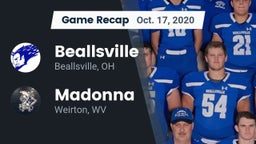 Recap: Beallsville  vs. Madonna  2020