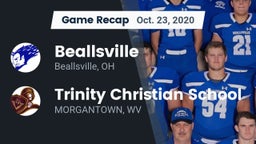 Recap: Beallsville  vs. Trinity Christian School 2020