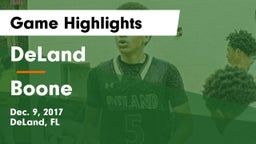 DeLand  vs Boone  Game Highlights - Dec. 9, 2017