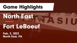 North East  vs Fort LeBoeuf  Game Highlights - Feb. 3, 2022