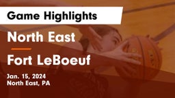 North East  vs Fort LeBoeuf  Game Highlights - Jan. 15, 2024