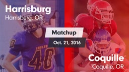 Matchup: Harrisburg vs. Coquille  2016