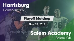 Matchup: Harrisburg vs. Salem Academy  2016