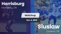 Matchup: Harrisburg vs. Siuslaw  2019