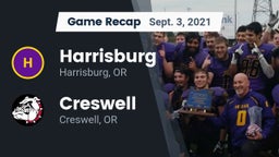 Recap: Harrisburg  vs. Creswell  2021