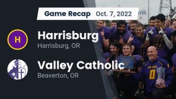 Recap: Harrisburg  vs. Valley Catholic  2022