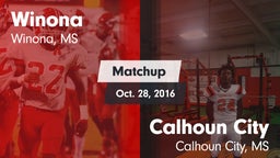 Matchup: Winona vs. Calhoun City  2016