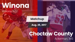 Matchup: Winona vs. Choctaw County  2017