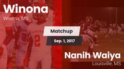 Matchup: Winona vs. Nanih Waiya  2017