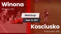 Matchup: Winona vs. Kosciusko  2017