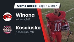 Recap: Winona  vs. Kosciusko  2017