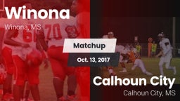 Matchup: Winona vs. Calhoun City  2017