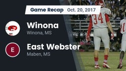 Recap: Winona  vs. East Webster  2017