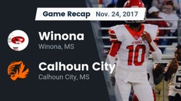 Recap: Winona  vs. Calhoun City  2017