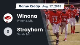 Recap: Winona  vs. Strayhorn  2018