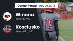 Recap: Winona  vs. Kosciusko  2018