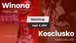 Matchup: Winona vs. Kosciusko  2019