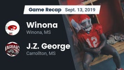 Recap: Winona  vs. J.Z. George  2019