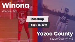 Matchup: Winona vs. Yazoo County  2019