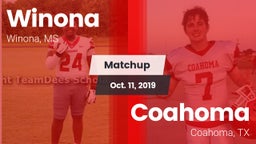 Matchup: Winona vs. Coahoma  2019