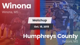 Matchup: Winona vs. Humphreys County  2019