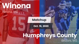 Matchup: Winona vs. Humphreys County  2020