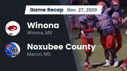 Recap: Winona  vs. Noxubee County  2020