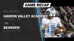 Recap: Hardin Valley Academy  vs. Bearden  2015