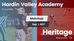 Matchup: Hardin Valley Academ vs. Heritage  2017
