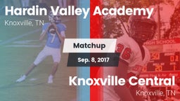 Matchup: Hardin Valley Academ vs. Knoxville Central  2017