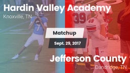 Matchup: Hardin Valley Academ vs. Jefferson County  2017