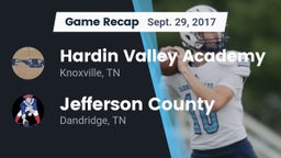 Recap: Hardin Valley Academy  vs. Jefferson County  2017