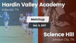 Matchup: Hardin Valley Academ vs. Science Hill  2017
