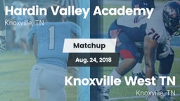 Matchup: Hardin Valley vs. Knoxville West  TN 2018