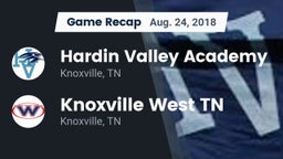 Recap: Hardin Valley Academy vs. Knoxville West  TN 2018