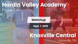 Matchup: Hardin Valley vs. Knoxville Central  2018