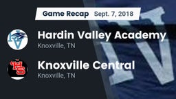 Recap: Hardin Valley Academy vs. Knoxville Central  2018