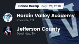 Recap: Hardin Valley Academy vs. Jefferson County  2018