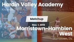 Matchup: Hardin Valley vs. Morristown-Hamblen West  2019