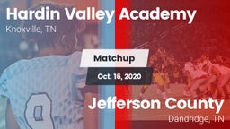 Matchup: Hardin Valley vs. Jefferson County  2020