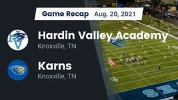 Recap: Hardin Valley Academy vs. Karns  2021