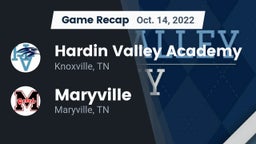 Recap: Hardin Valley Academy vs. Maryville  2022