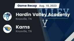 Recap: Hardin Valley Academy vs. Karns  2023