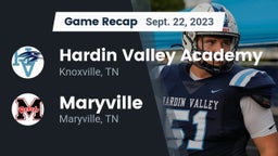 Recap: Hardin Valley Academy vs. Maryville  2023