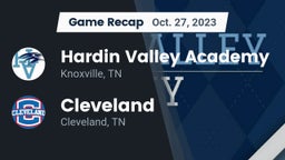 Recap: Hardin Valley Academy vs. Cleveland  2023