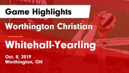 Worthington Christian  vs Whitehall-Yearling Game Highlights - Oct. 8, 2019