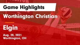 Worthington Christian  vs Elgin  Game Highlights - Aug. 28, 2021