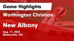 Worthington Christian  vs New Albany Game Highlights - Aug. 11, 2022