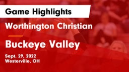 Worthington Christian  vs Buckeye Valley Game Highlights - Sept. 29, 2022