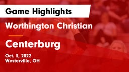 Worthington Christian  vs Centerburg  Game Highlights - Oct. 3, 2022